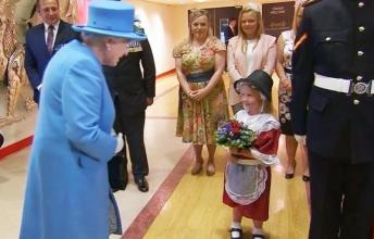6 Year Old Maisie Got More Than She Bargained For After She Gave Queen Elizabeth II Some Flowers