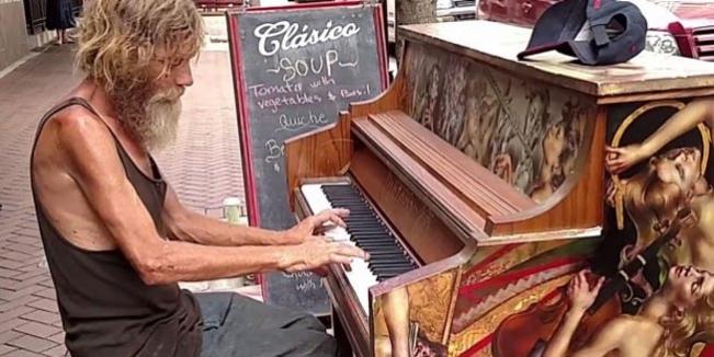 When This Homeless Man Played the Piano, His Life Was Transformed Forever!