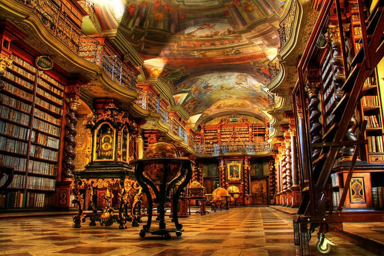 Clementinum in Prague is one of the world's most beautiful libraries