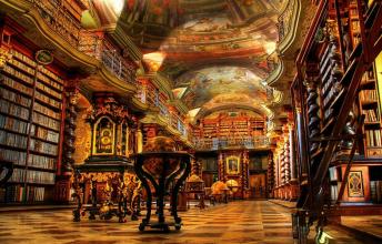 Clementinum in Prague is one of the world's most beautiful libraries