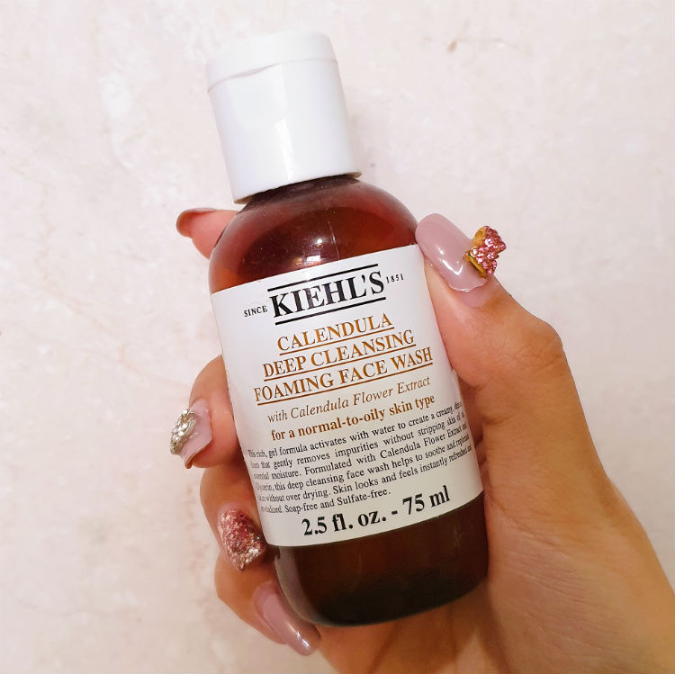 kiehl's calendula deep cleansing foaming wash review | style vanity