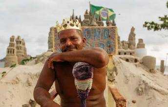 King of my Castle – King Mario Lives in a Sand Castel for More than 20 Years