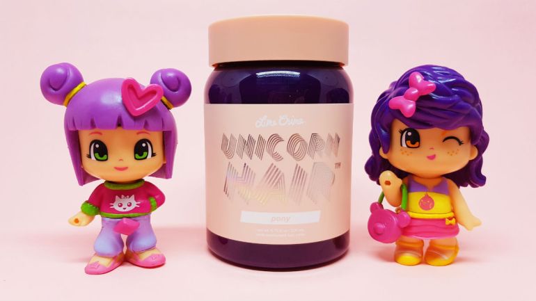 limecrime unicorn hair review - pony shade