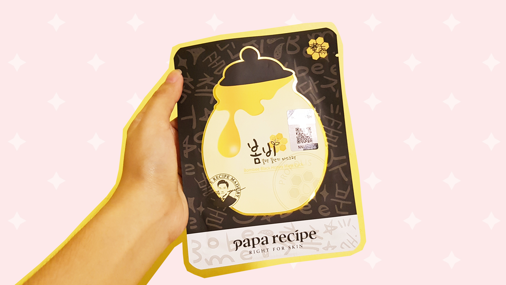 papa recipe bombee black honey mask pack review