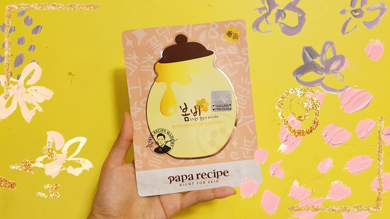 papa recipe bombee rose gold honey mask pack review