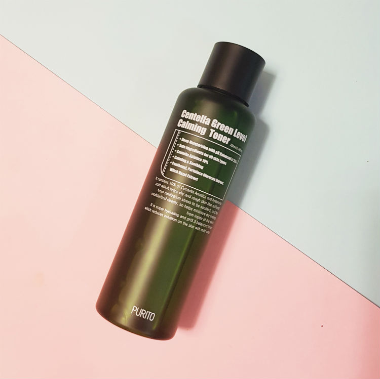 purito centella green level calming toner review - image list